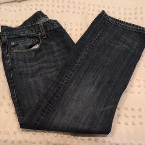 Banana Republic Vintage Straight Jeans in Dark Blue